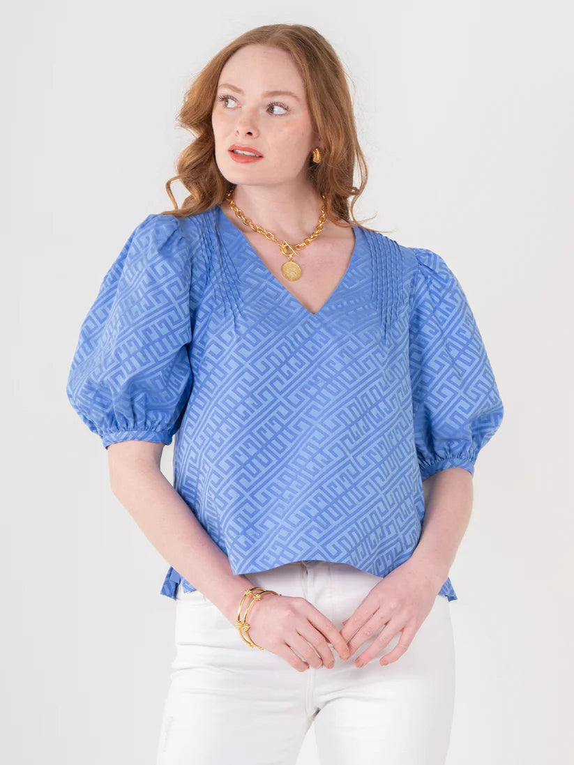 Penny Top Blueberry Monogram - Eden Lifestyle