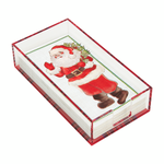 Santa Guest Towel & Tartan Caddy Set - Eden Lifestyle