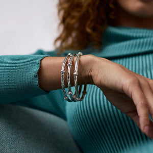 Savannah Bangle Silver
