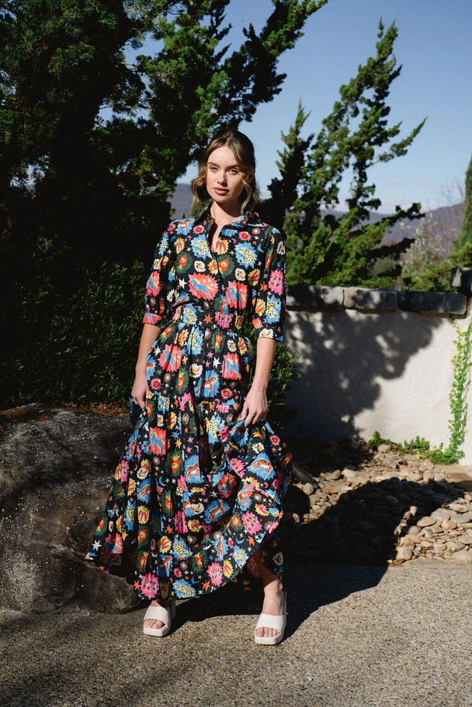 Savannah Maxi Skirt - Cosmic Black - Eden Lifestyle