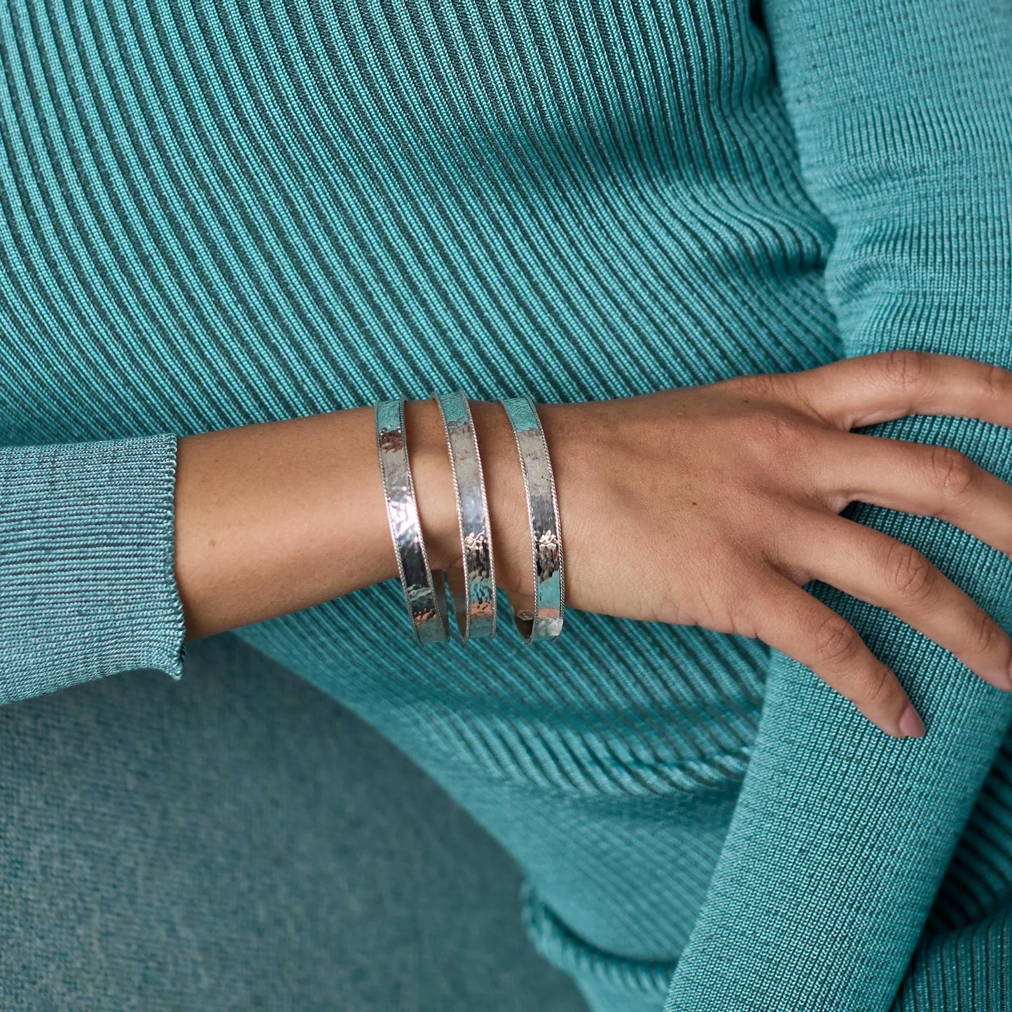 Savoy Bangle Silver - Eden Lifestyle
