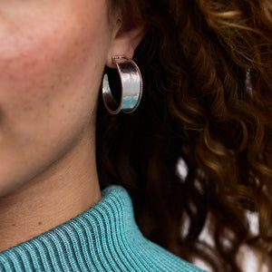 Savoy Hoop Silver - Eden Lifestyle