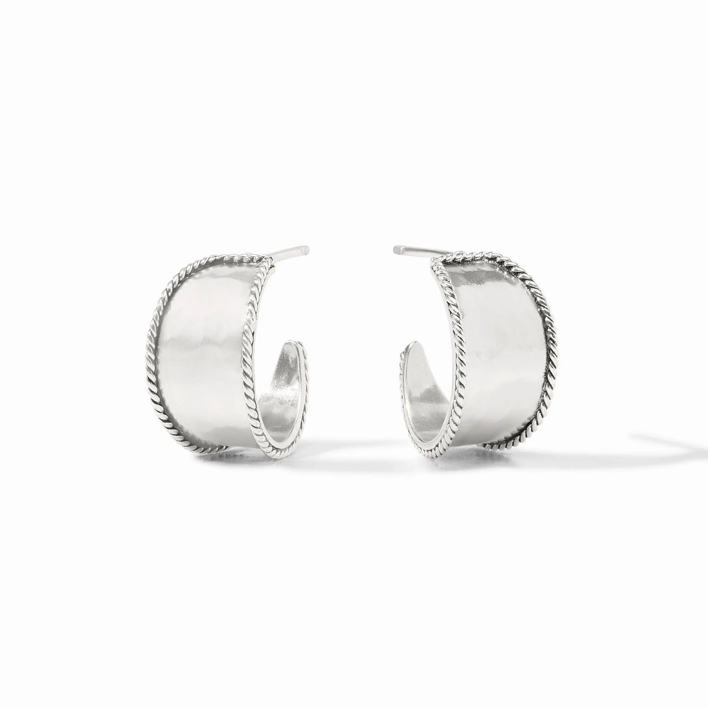 Savoy Hoop Silver Medium - Eden Lifestyle