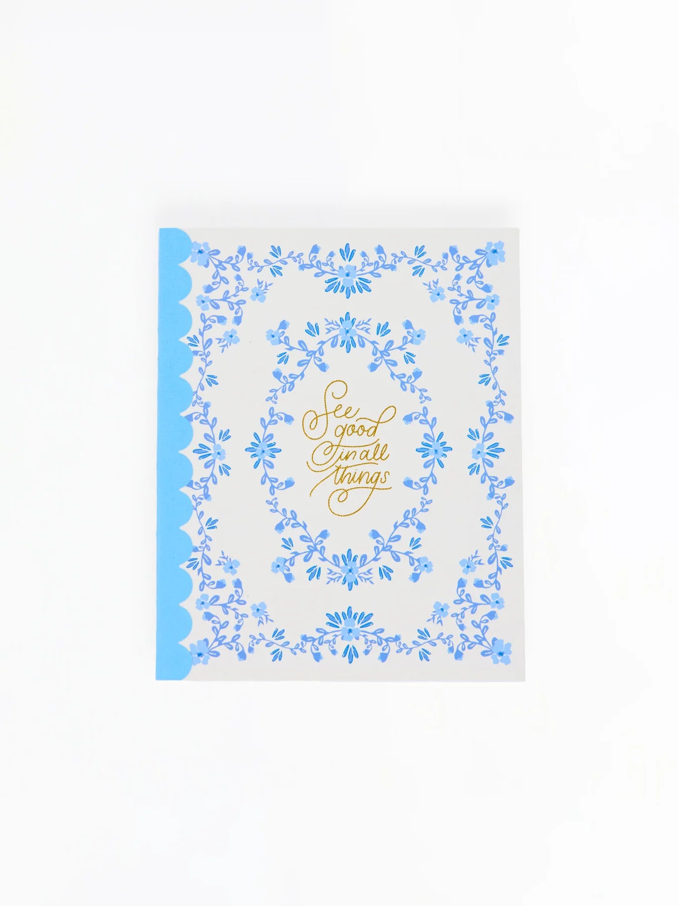 Scallop Notebook | See Good in All Things - Eden Lifestyle