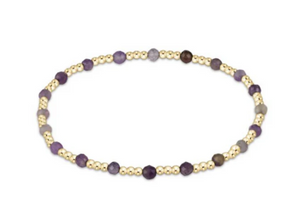 Enewton Gold Gemstone Sincerity Pattern 3mm Bead Bracelet