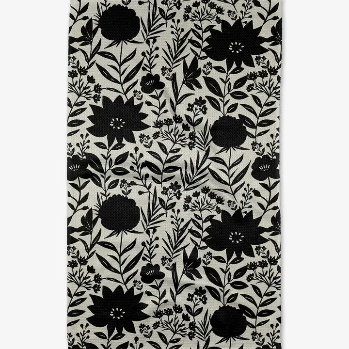 Shadow Flower Kitchen Tea Towel - Eden Lifestyle