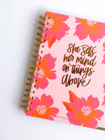 She Sets Her Mind Devotional Journal - Eden Lifestyle