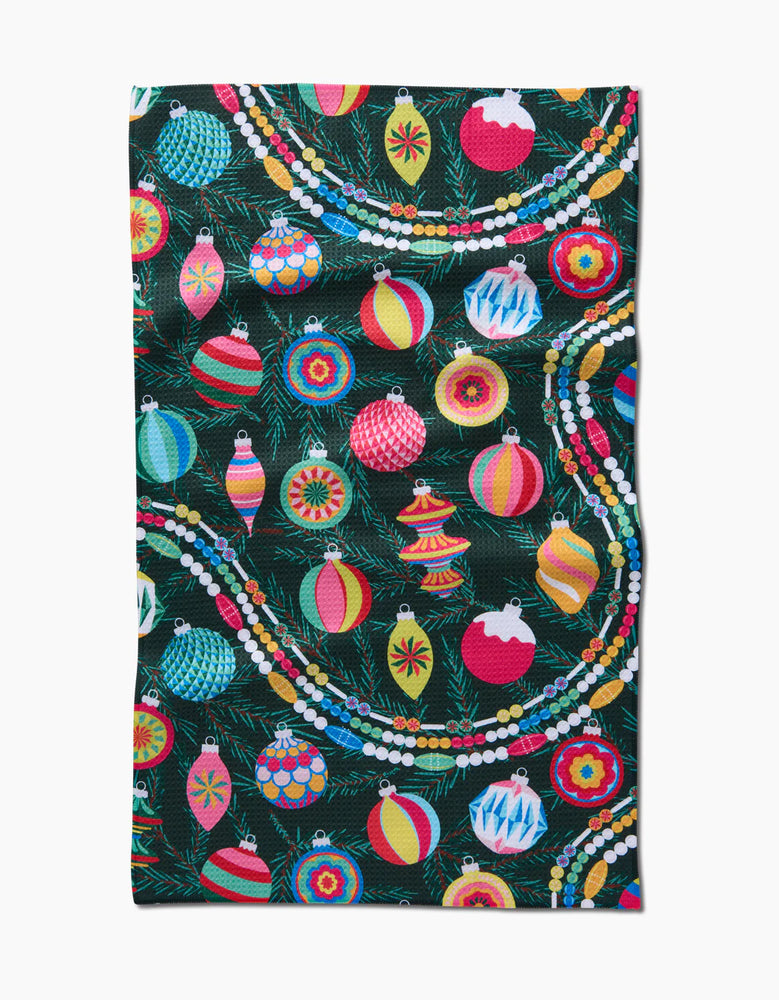 Shiny Ornaments Kitchen Tea Towel - Eden Lifestyle