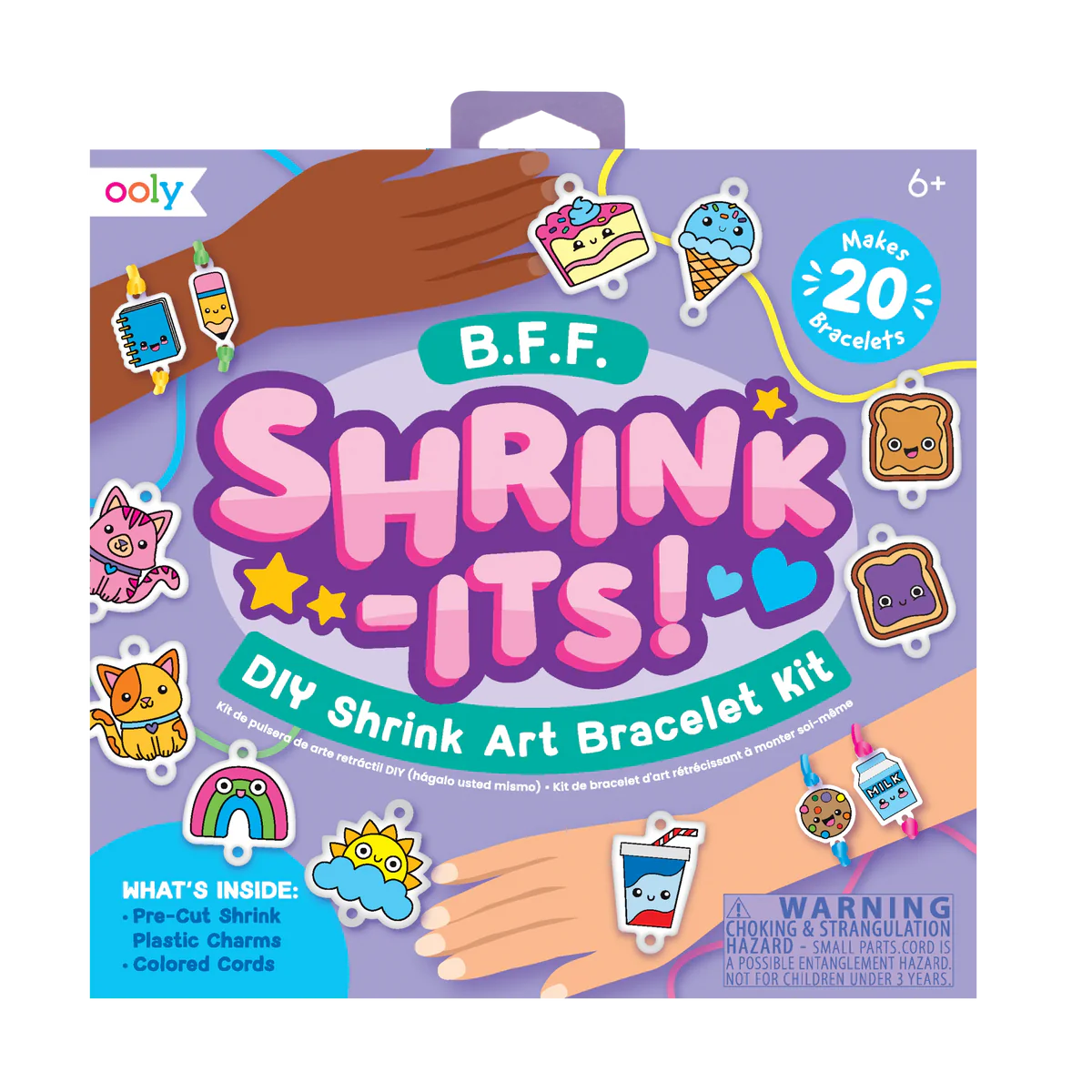 Shrink-its! DIY Shrink Art Bracelet Kit - BFF - Eden Lifestyle