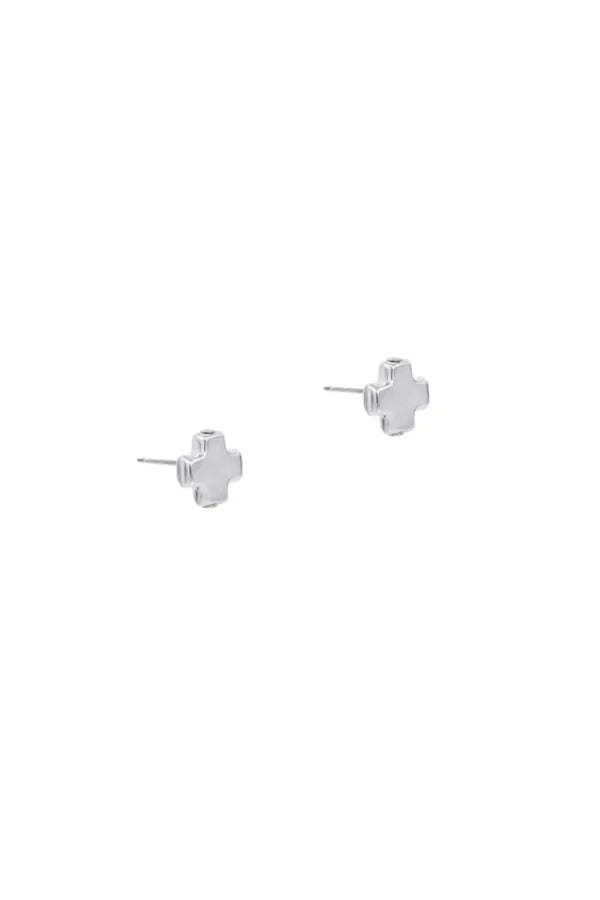 Enewton Signature Cross Stud - Sterling - Eden Lifestyle