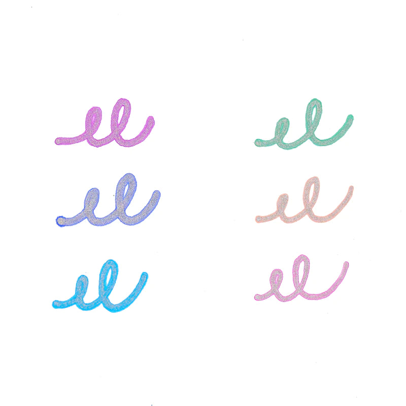 Silver Linings Outline Markers - Set of 6 - Eden Lifestyle