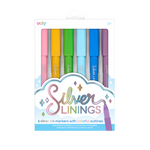 Silver Linings Outline Markers - Set of 6 - Eden Lifestyle