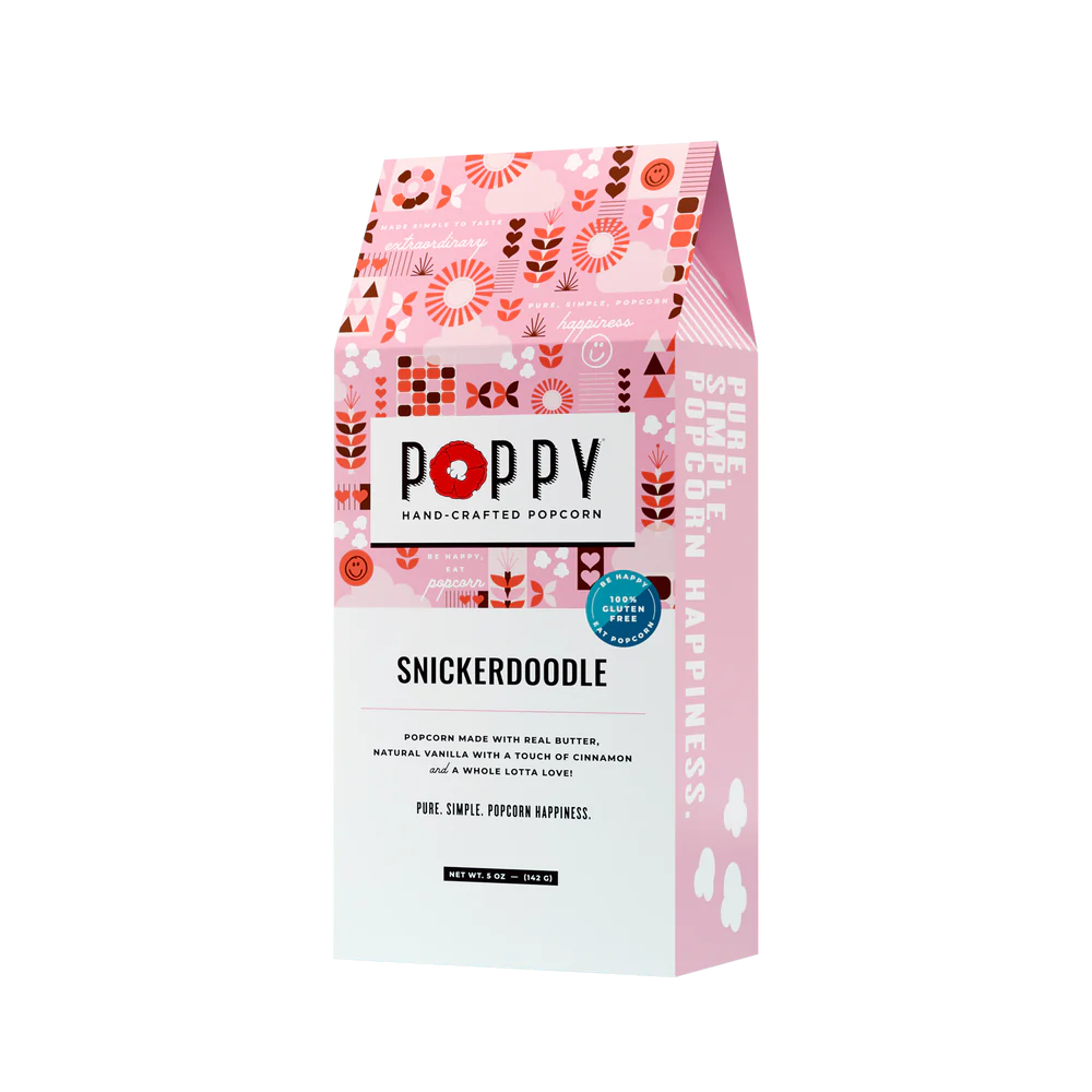 Poppy Handcrafted Popcorn Snickerdoodle Cookie Gift Box