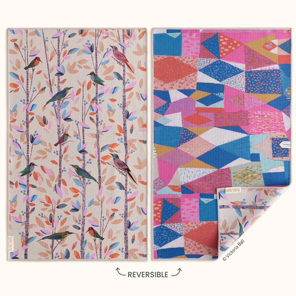 Songbirds Microfiber Towel - Eden Lifestyle