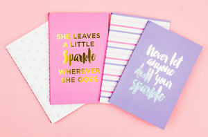 Sparkle Mini Notebook Bundle - Eden Lifestyle