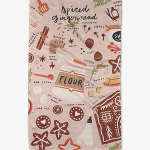 Spiced Gingerbread Tea Towel - Eden Lifestyle