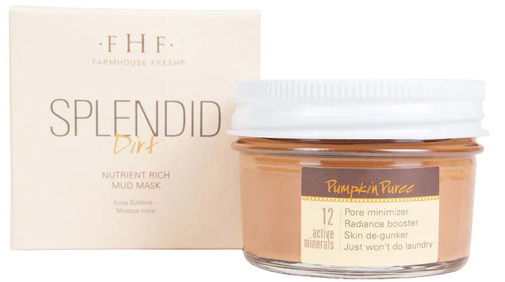 Splendid Dirt® Nutrient Mud Mask with Organic Pumpkin Puree - Eden Lifestyle
