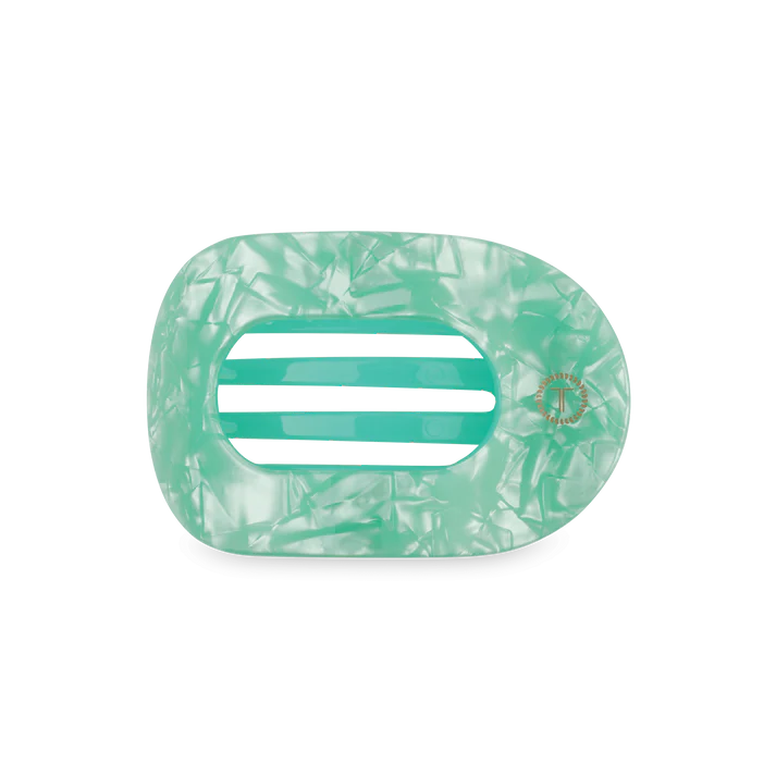 Spring Splash Medium Flat Round Hair Clip - Eden Lifestyle