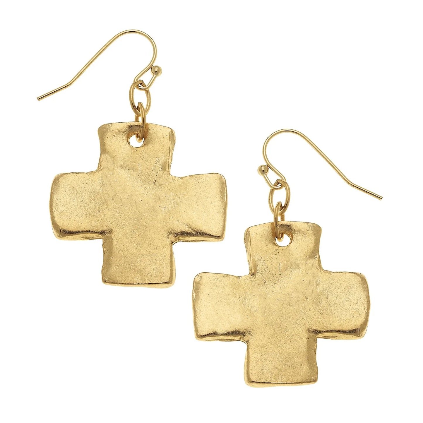 Square Cross Earrings - Eden Lifestyle