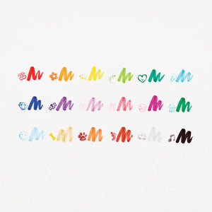 Stampables Double-Ended Stamp Markers - Set of 18 - Eden Lifestyle