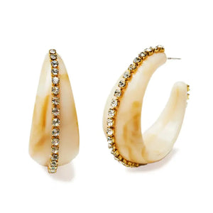 Stella Acetate Hoop - Eden Lifestyle