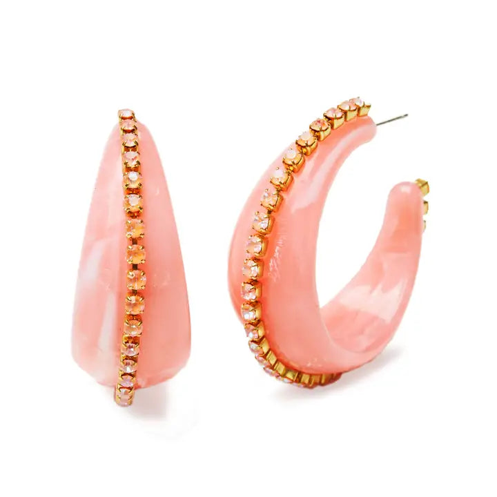 Stella Acetate Hoop - Eden Lifestyle