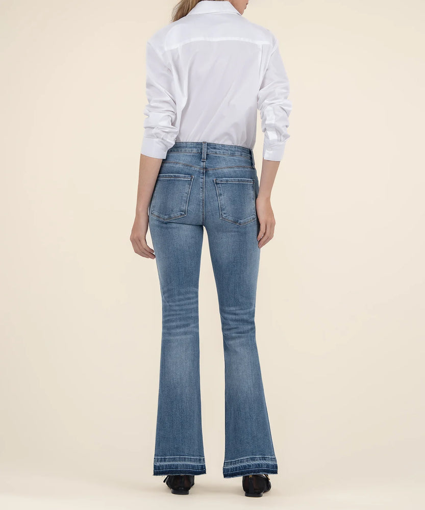 Stella High Rise Flare Honor W/Med Base Wash - Eden Lifestyle