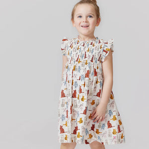 Stevie Dress - Tabby Cats - Eden Lifestyle