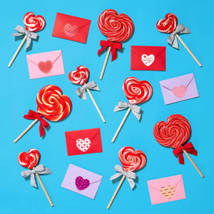 Strawberry Short Cake 1 Oz. Heart Lollipops - Eden Lifestyle