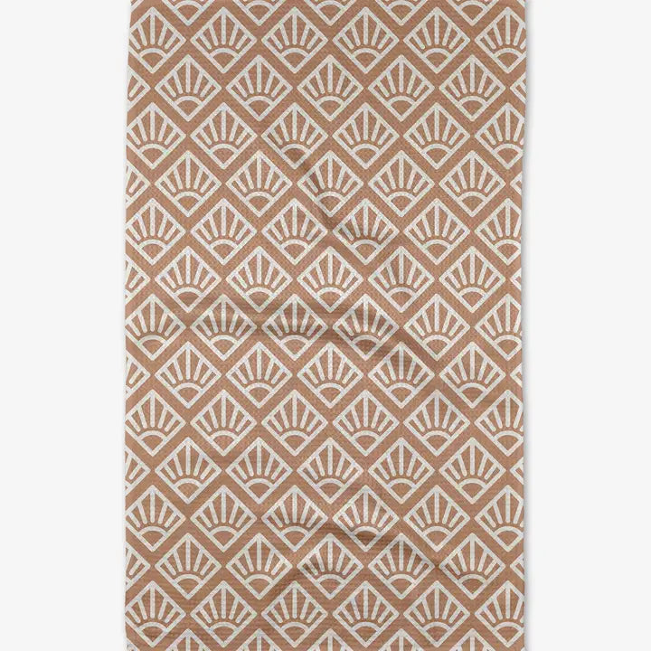 Sunrise Mosaic Kitchen Tea Towel - Eden Lifestyle