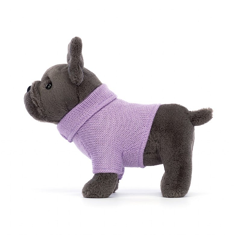 Sweater French Bulldog Purple - Eden Lifestyle