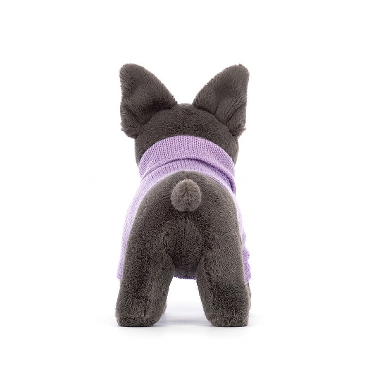 Sweater French Bulldog Purple - Eden Lifestyle