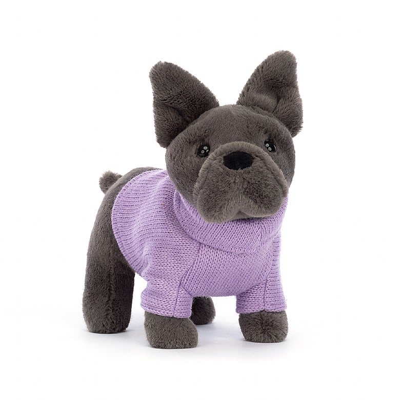 Sweater French Bulldog Purple - Eden Lifestyle