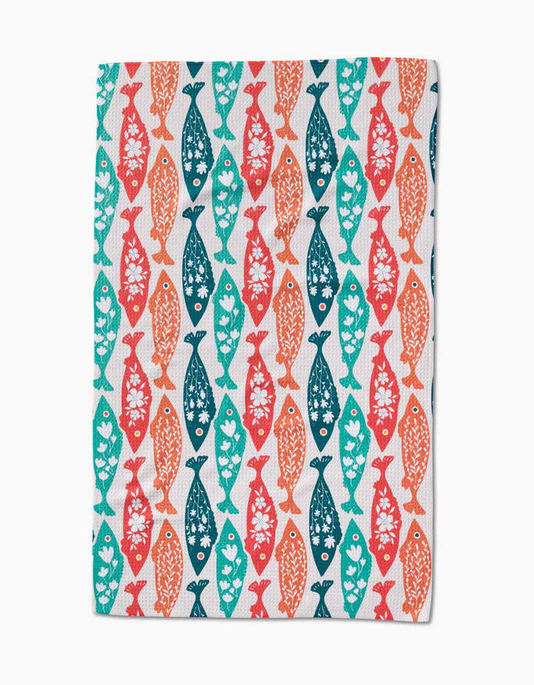 Swedish Fish Kitchen Tea Towel - Eden Lifestyle