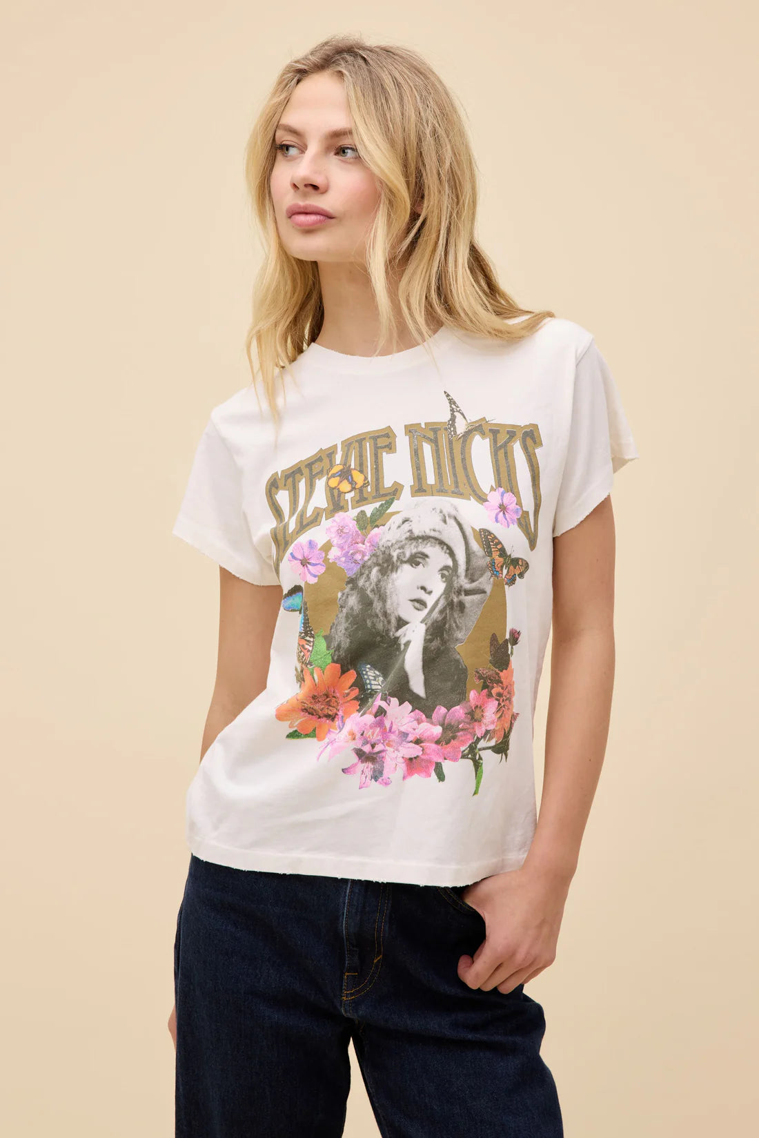Stevie Nicks Floral Collage Tour Tee - Eden Lifestyle