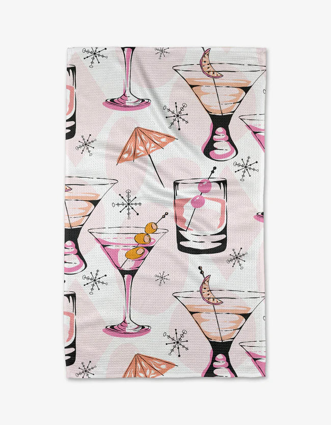 Cocktail Hour Kitchen Tea Towel - Eden Lifestyle