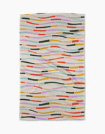 Colorful Currents Kitchen Tea Towel