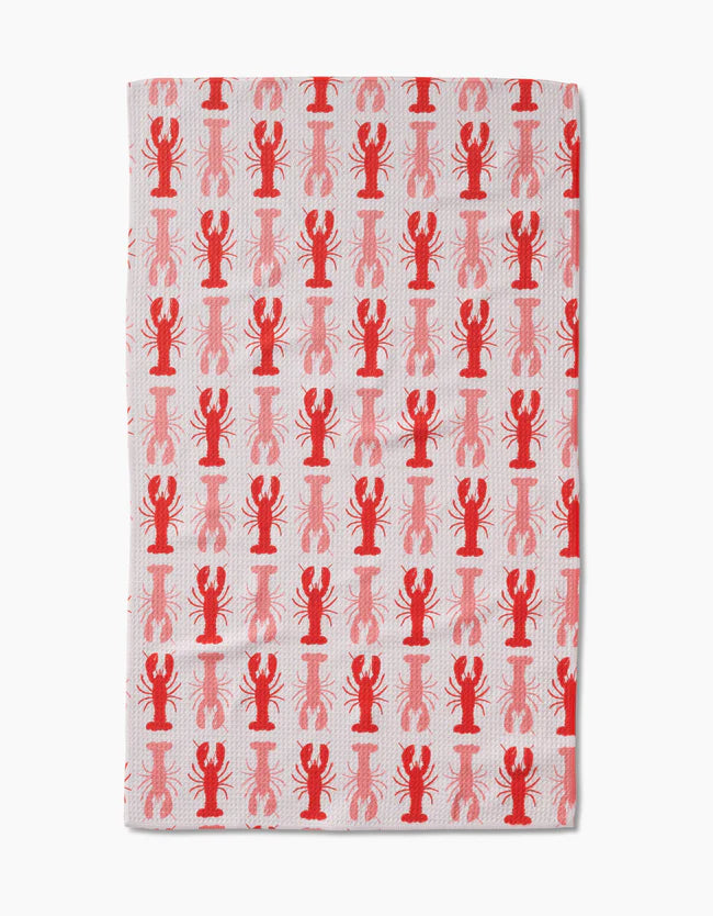 Lobster Stripe Kitchen Tea Towel - Eden Lifestyle