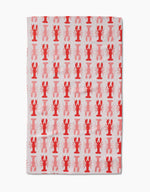 Lobster Stripe Kitchen Tea Towel - Eden Lifestyle