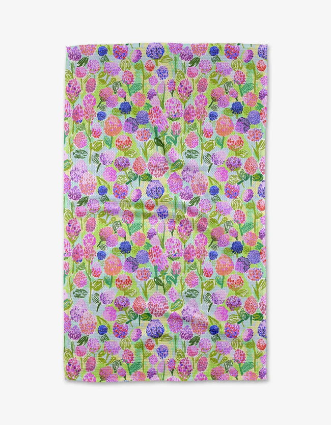 Spring Clovers Kitchen Tea Towel - Eden Lifestyle