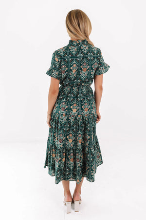 The Hazel Button Up Midi Dress