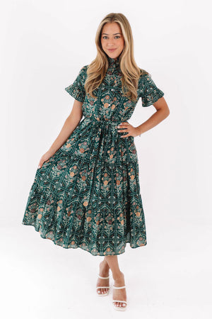 The Hazel Button Up Midi Dress