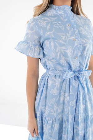 The Janey Button Up Midi Dress - Eden Lifestyle