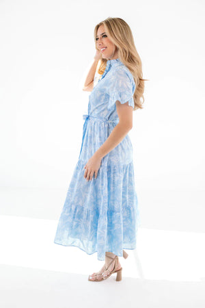 The Janey Button Up Midi Dress - Eden Lifestyle