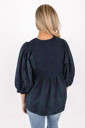The Katrina Puff Sleeve Tunic - Eden Lifestyle