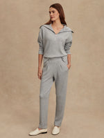 The Rolled Cuff Pant 25" Mid Blue Marl
