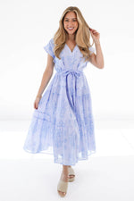 The Sienna V-Neck Button Up Midi Dress