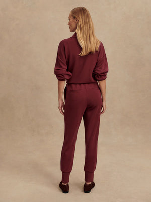 The Slim Cuff Pant 25" New Maroon