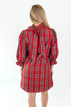 The Tamara Long Sleeve Bow Dress - Eden Lifestyle
