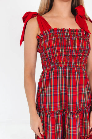 The Tamara Tie Strap Midi Dress - Eden Lifestyle